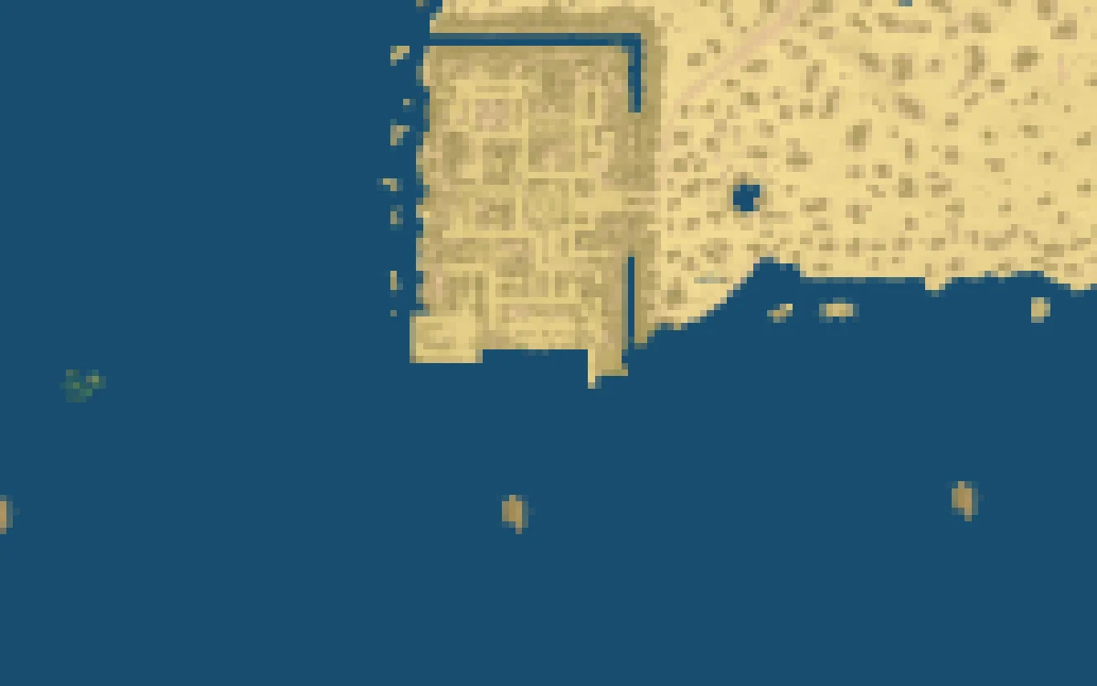 Close-up of Magical Ocean around the entrance